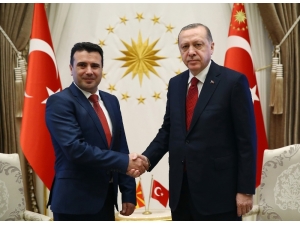 Cumhurbaşkanı Erdoğan, Makedon Başbakanı Kabul Etti