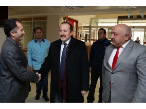 Vali Pehlivan, Sgk İl Müdürlüğü’nde İncelemelerde Bulundu