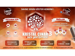 Bilecik Belediyesi’nden “Sahne Senin Göster Kendini” Kristal Çınar Ses Yarışması