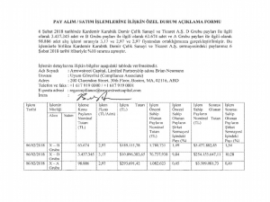 Amerikan Şirketi 263 Milyon Dolarlık Kardemir Hissesi Aldı
