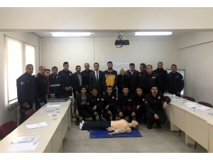 Mardin’de İtfaiye Personeline İlk Yardım Eğitimi