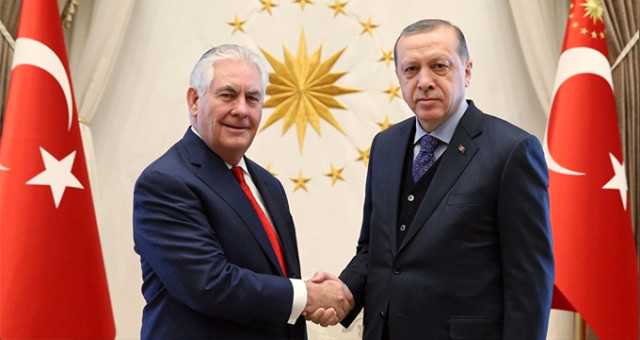 Abd Dışişleri Bakanı Tillerson Ankara'ya Geldi