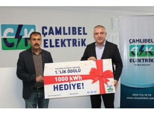 Ck Çamlıbel Elektrik’ten Tasarruf Yapan Ailelere Bedava Elektrik
