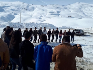 İl Birincisi Olan Öğrenciler, 2600 Rakımda Stres Attı