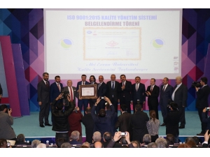 Ahi Evran Üniversitesine Iso 9001: 2015 Kalite Yönetim Belgesi Verildi