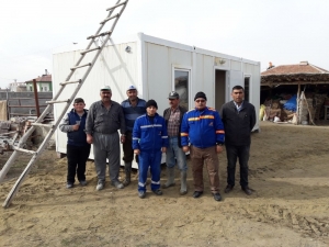 Afad’dan Evi Yanan Vatandaşa Konteyner Yardımı