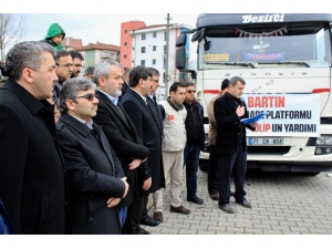 Bartın’dan Suriye Halkına 1 Ton Un Yardımı Yola Çıktı