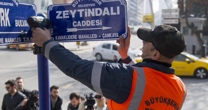 “Zeytin Dalı Caddesi” Tabelası Asıldı