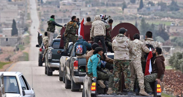 Bbc: Esad Rejimine Bağlı 500 Kişilik Askeri Birlik Afrin'e Girdi!