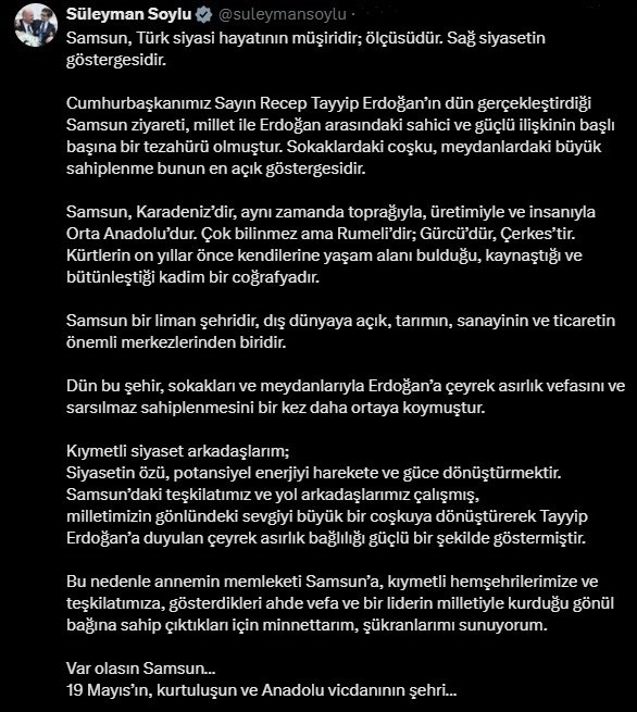 suleyman-soylu-samsun-turk-siyasi-hayatinin-musiridir-olcusudur