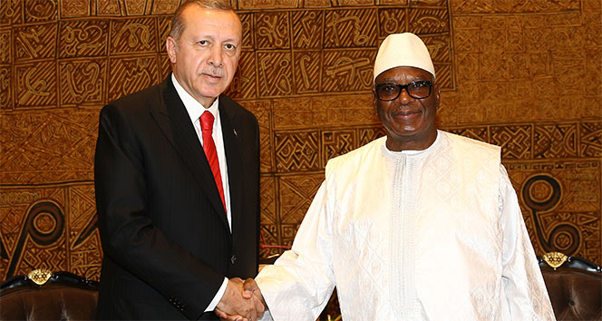Cumhurbaşkanı Erdoğan, Mali Cumhurbaşkanı İbrahim Boubacar Keita Ile Görüştü