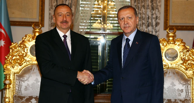 Cumhurbaşkanı Erdoğan, İlham Aliyev Ile Görüştü