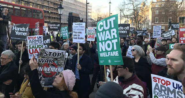 Londra'da Veliaht Prens'e Tepki Yağdı: Bin Selman Savaş Suçlusudur