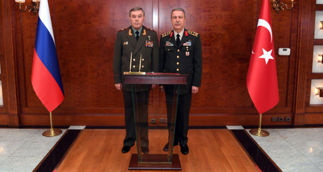 Genelkurmay Başkanı Akar, Rus Mevkidaşıyla Ankara'da Görüştü