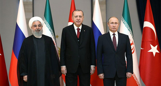 Üçlü Zirve Sonrası Erdoğan, Putin Ve Ruhani'den Ortak Açıklama