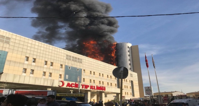 Taksim Eğitim Ve Araştırma Hastanesinde Yangın