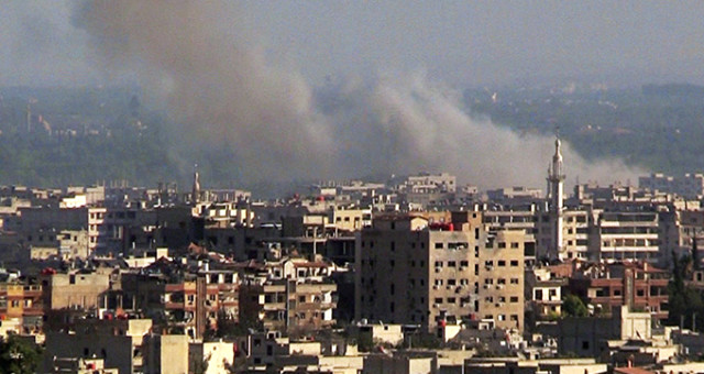 Şam'da Büyük Patlama! Esad Güçleri Bir Tüneli Havaya Uçurdu