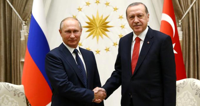 Cumhurbaşkanı Erdoğan, Rusya Devlet Başkanı Putin Ile Suriye'yi Görüştü