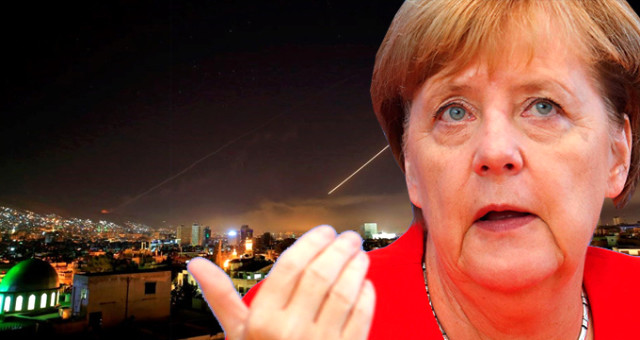 'suriye'yi Vurmayacağız' Diyen Merkel, Abd'nin Operasyonuna Destek Verdi