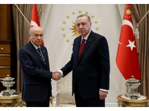 Cumhurbaşkanı Erdoğan, Mhp Lideri Bahçeli’yi Kabul Etti