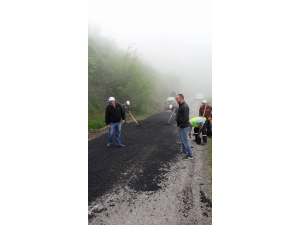Havalar Isında Yama Çalışması Başladı