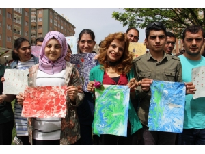 Engelliler Hayallerini Ebruya İşledi