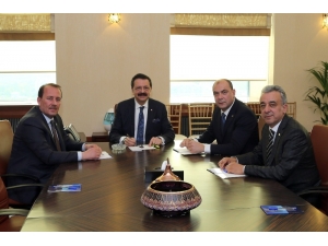 Eso Başkanı Kesikbaş Ve Yönetim Kurulu Tobb’u Ziyaret Etti