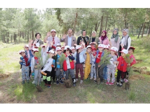 Başkan Cahan Ağaç Diken Minik Öğrencileri Yalnız Bırakmadı