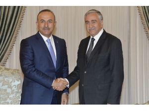Dışişleri Bakanı Çavuşoğlu, Kktc Cumhurbaşkanı Akıncı İle Bir Araya Geldi