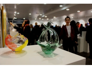 Nefesle Şekillenen Cam Eserler Sergilendi
