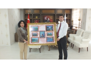 Müdür Acaroğlu’ndan Kaymakam Kırlı’ya Ziyaret