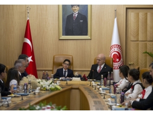 Tbmm Başkanı Kahraman Çocukları Kabul Etti