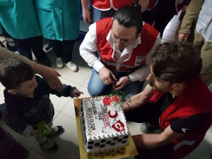 Hastanede 23 Nisan Kutladılar