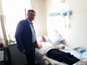 Başkan Duymuş’tan Hasta Ziyareti