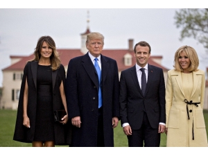 Trump, Macron’u Üst Düzeyde Ağırlıyor