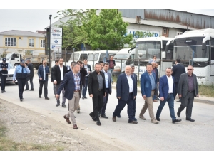 Başkan Doğan Yenişehir Mahallesinde İncelemelerde Bulundu