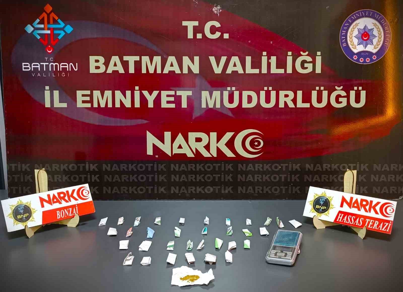 batman-da-narkotik-operasyonunda-6-tutuklama