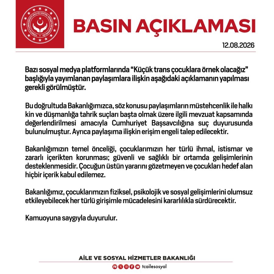 aile-ve-sosyal-hizmetler-bakanligindan-kucuk-trans-cocuklara-ornek-olacagiz-paylasimlarina-suc-duyurusu