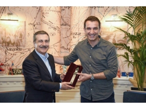 Başkan Ataç Tiran Belediye Başkanı Veliaj’ı Ziyaret Etti