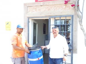Bodrum’da 27 Bölgeye Bitkisel Atık Yağ Toplama Varilleri Konuldu