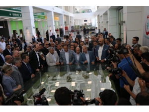 Bakan Özhaseki, Kayseri Şehir Hastanesi’nde İncelemelerde Bulundu