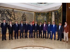 Gahib Yönetimi Vali Yerlikaya Ve Başkan Şahin’i Ziyaret Etti