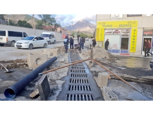 Hakkari’de Drenaj Hattı Çalışması