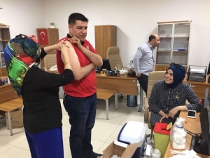 Suriye Görev Gücü Personeline Aşı Yapıldı