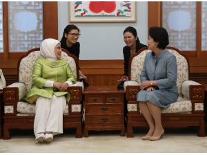 Emine Erdoğan, Kim Jung-sook İle Görüştü