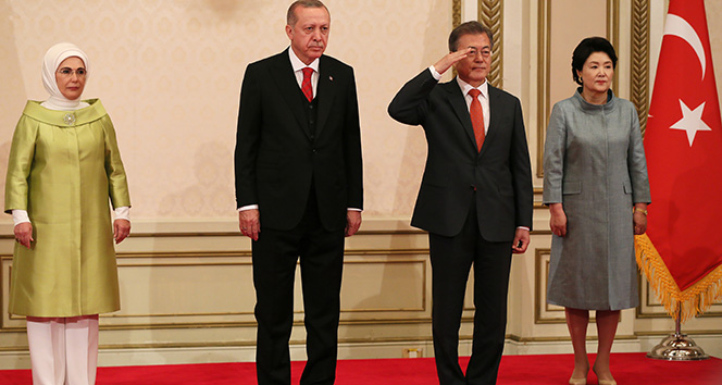 Cumhurbaşkanı Erdoğan Güney Kore’De