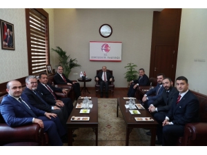 Vali Çakacak, Eso Yöneticilerini Kabul Etti