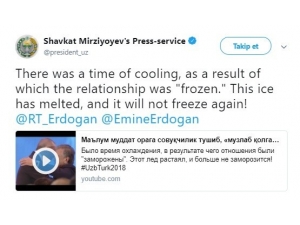 Özbekistan’dan Cumhurbaşkanı Erdoğan Ziyaretine Özel Klip