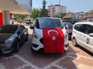 Vezirhan Belediyesi’ne Cenaze Nakil Aracı Hibe Edildi