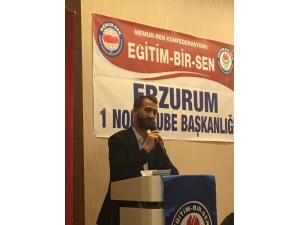 Eğitim Bir- Sen Erzurum Şube Başkanı Ciyavul: “Kamu Emekçisi Bayram İkramiyesine Kilitlendi”